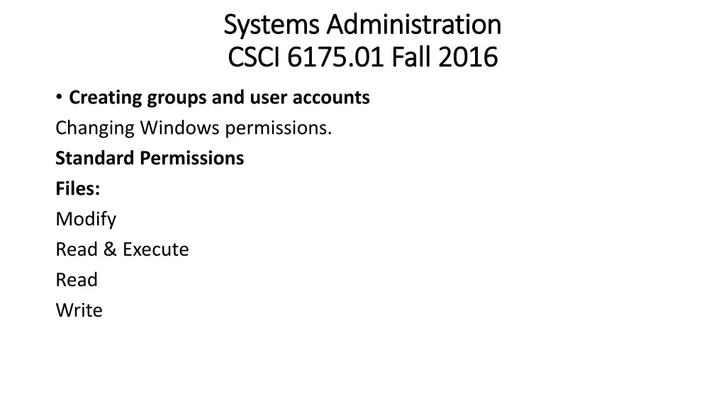 systems administration systems administration 11