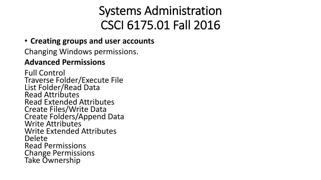 systems administration systems administration 12