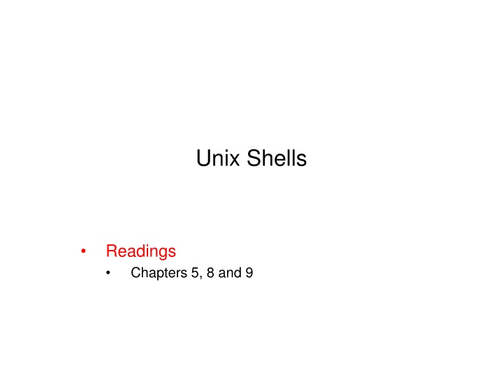 unix shells