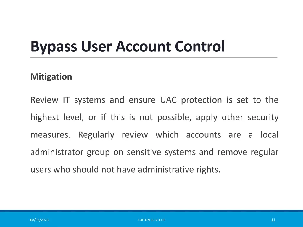 bypass user account control 1