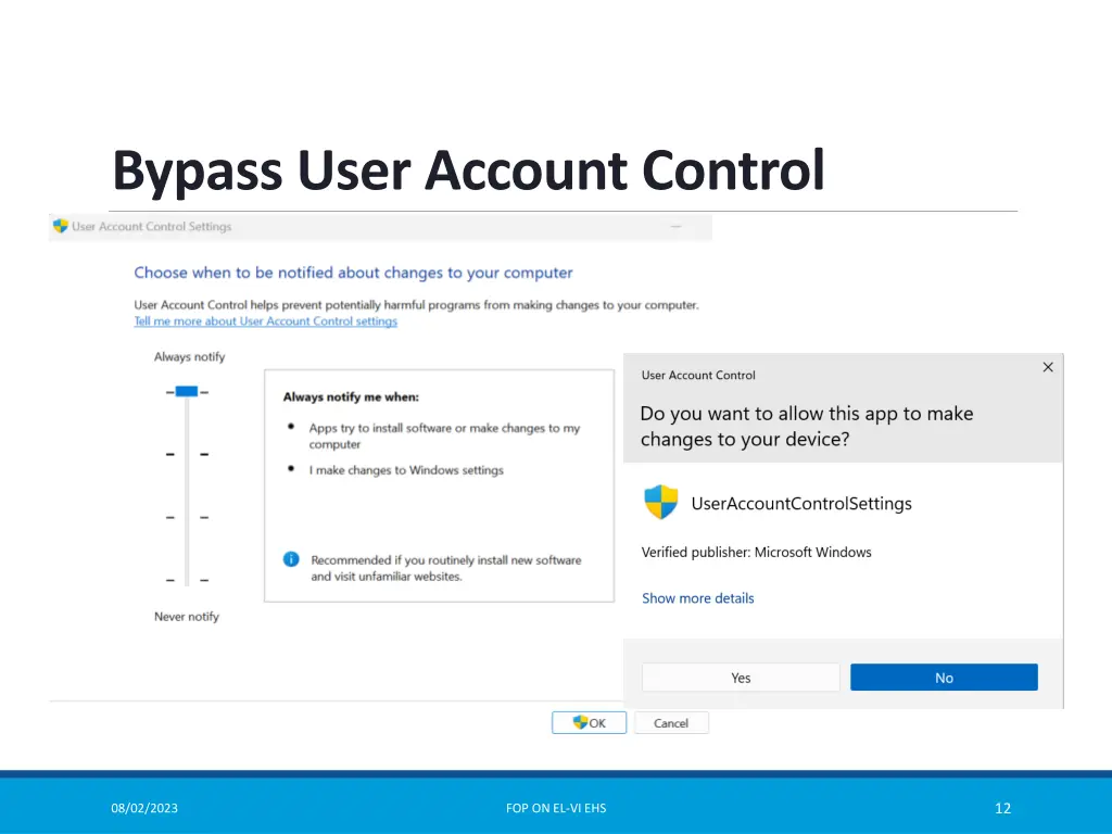 bypass user account control 2