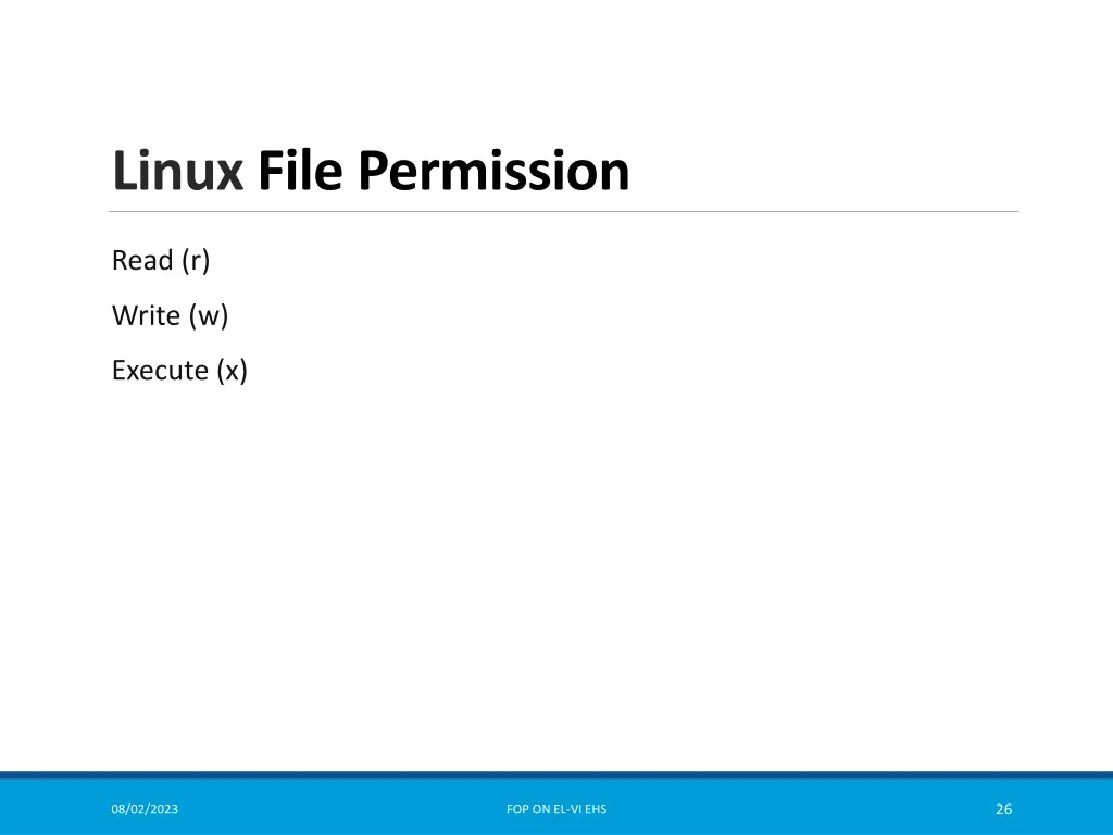 linux file permission