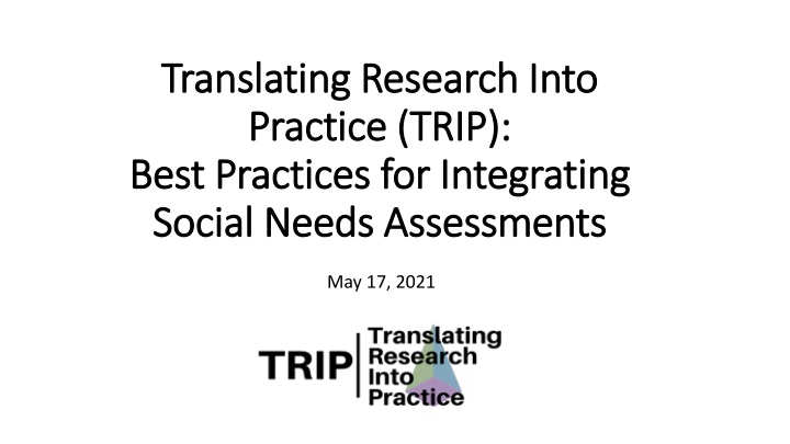 translating research into translating research