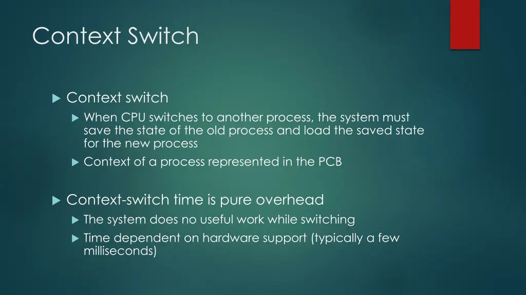 context switch