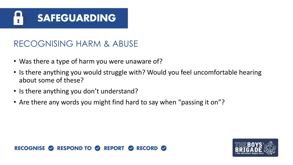 recognising harm abuse 1