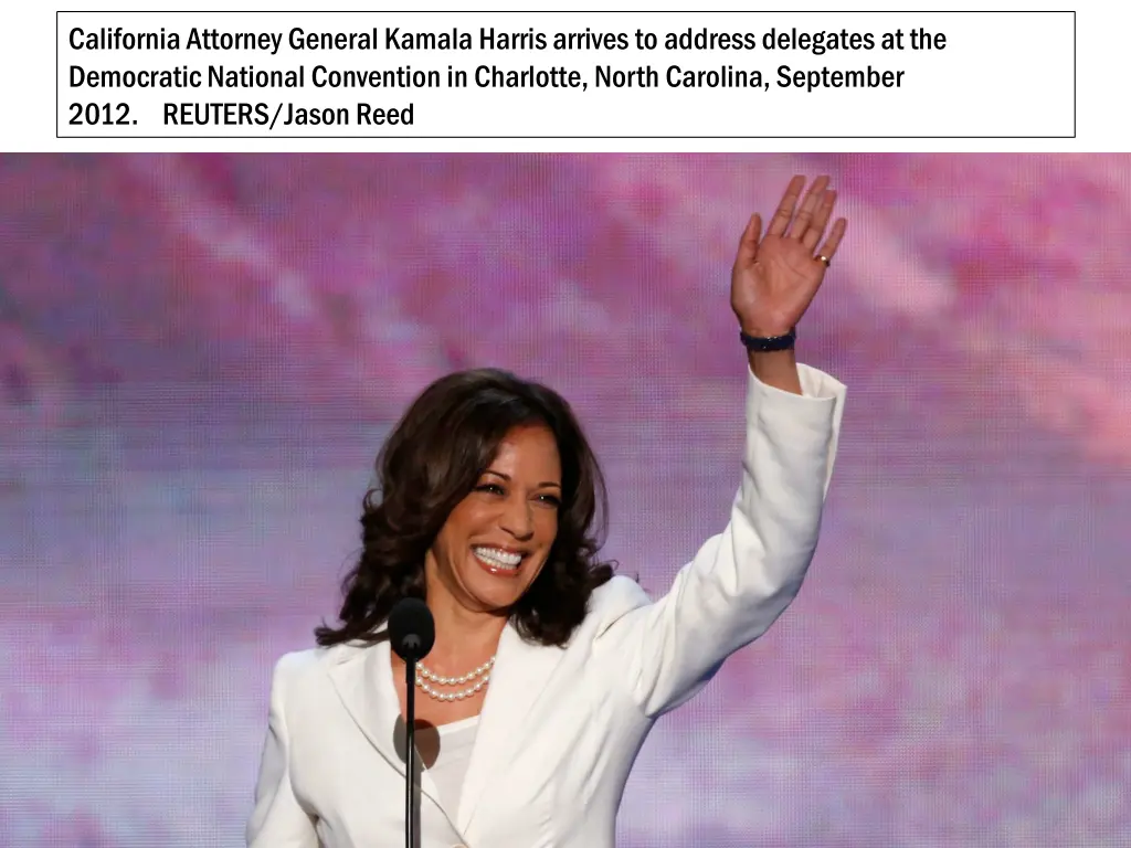 california attorney general kamala harris arrives