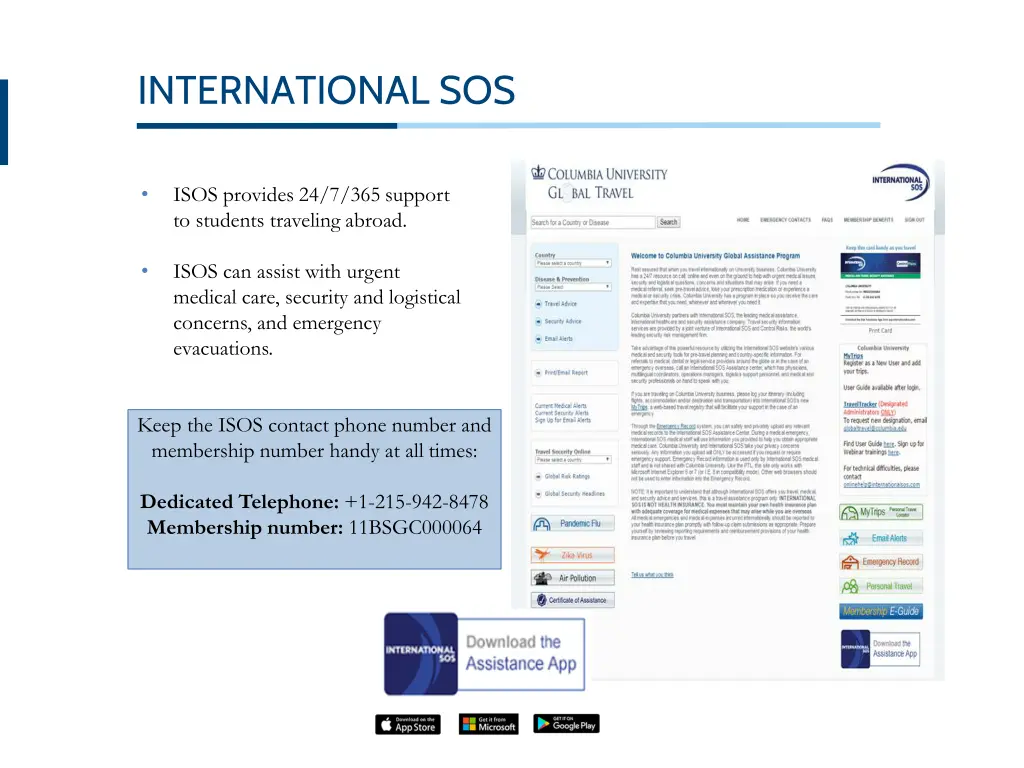 international sos