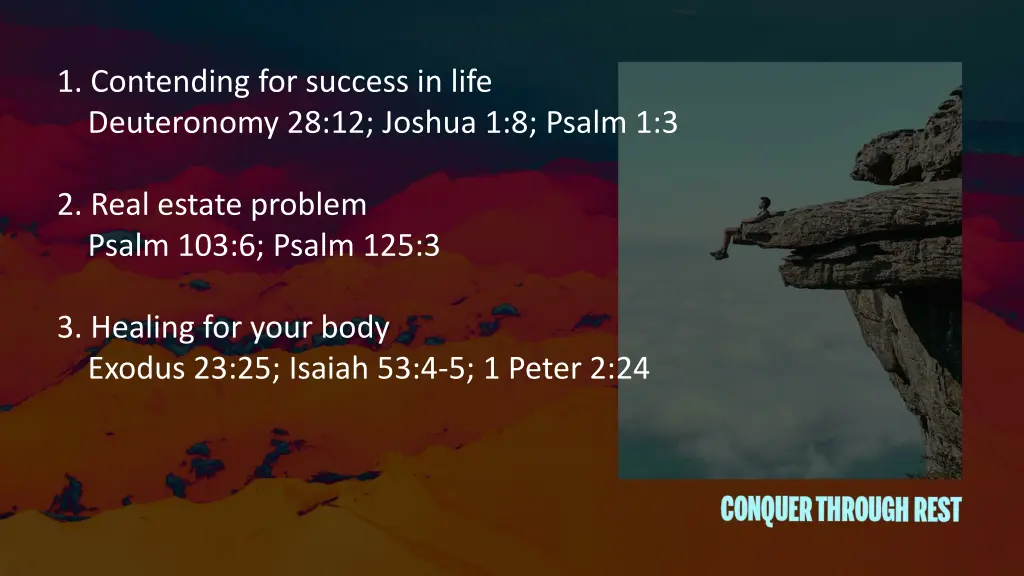 1 contending for success in life deuteronomy