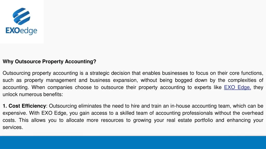 why outsource property accounting