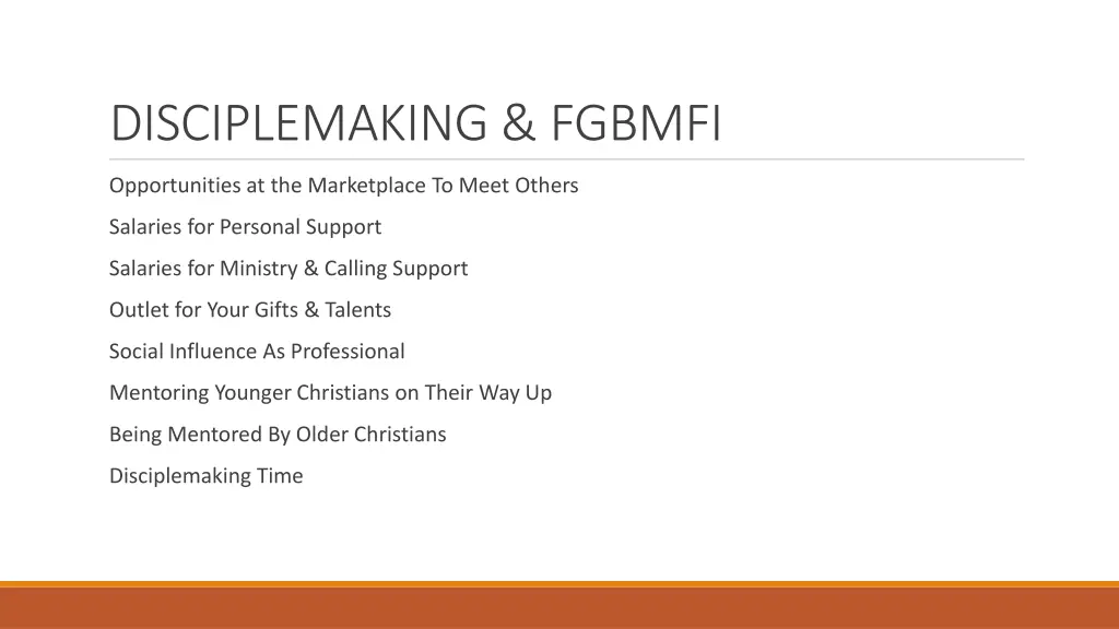 disciplemaking fgbmfi