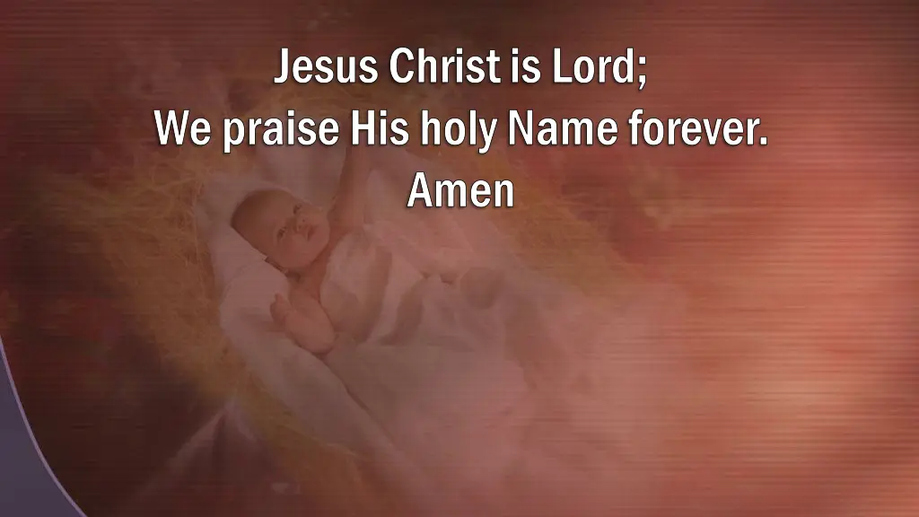 jesus christ is lord jesus christ is lord