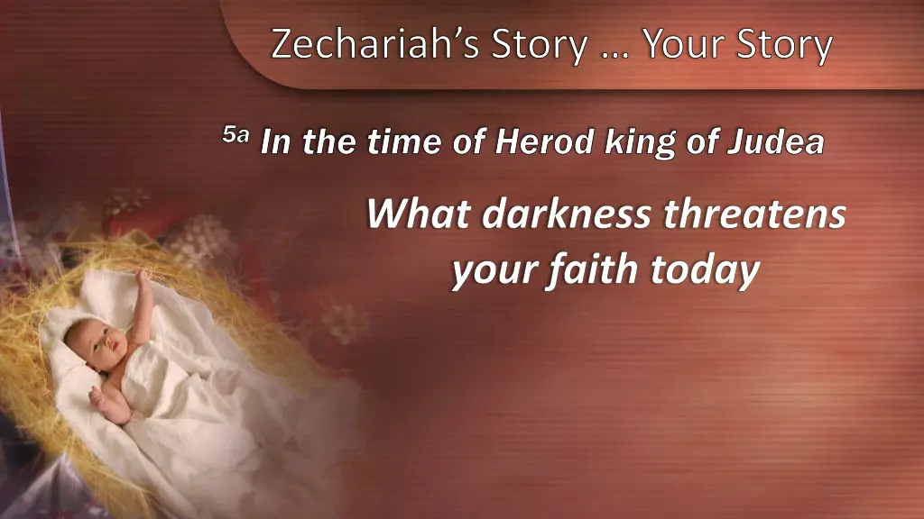 zechariah s story your story