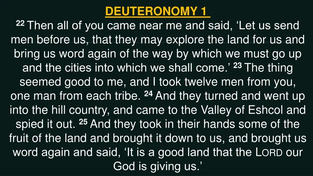 deuteronomy 1 3