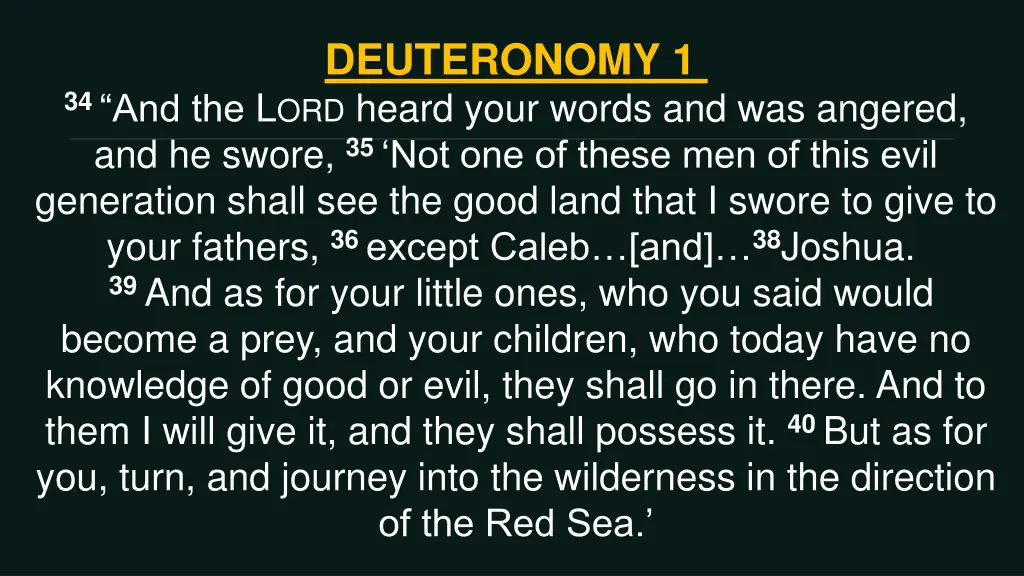 deuteronomy 1 6