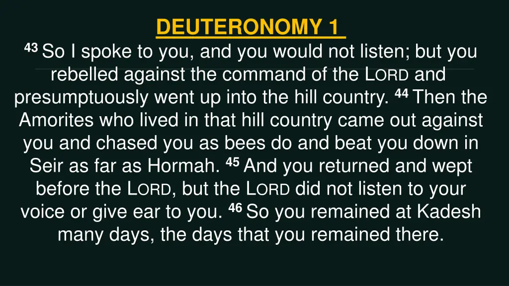 deuteronomy 1 8