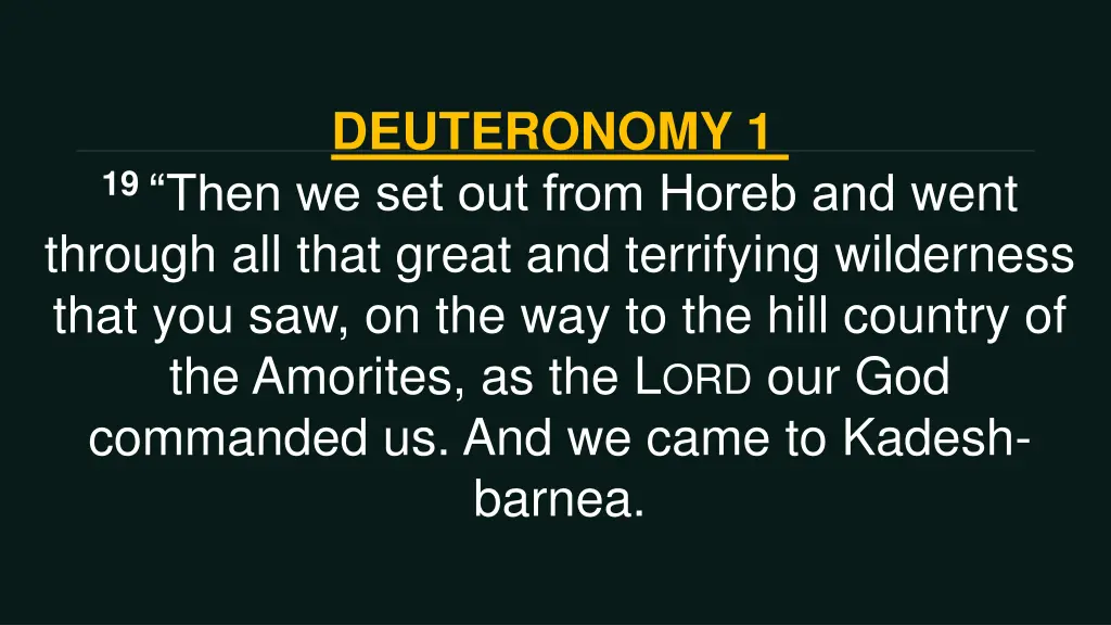 deuteronomy 1