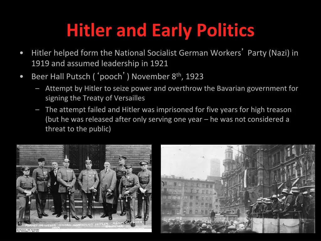 hitler and early politics