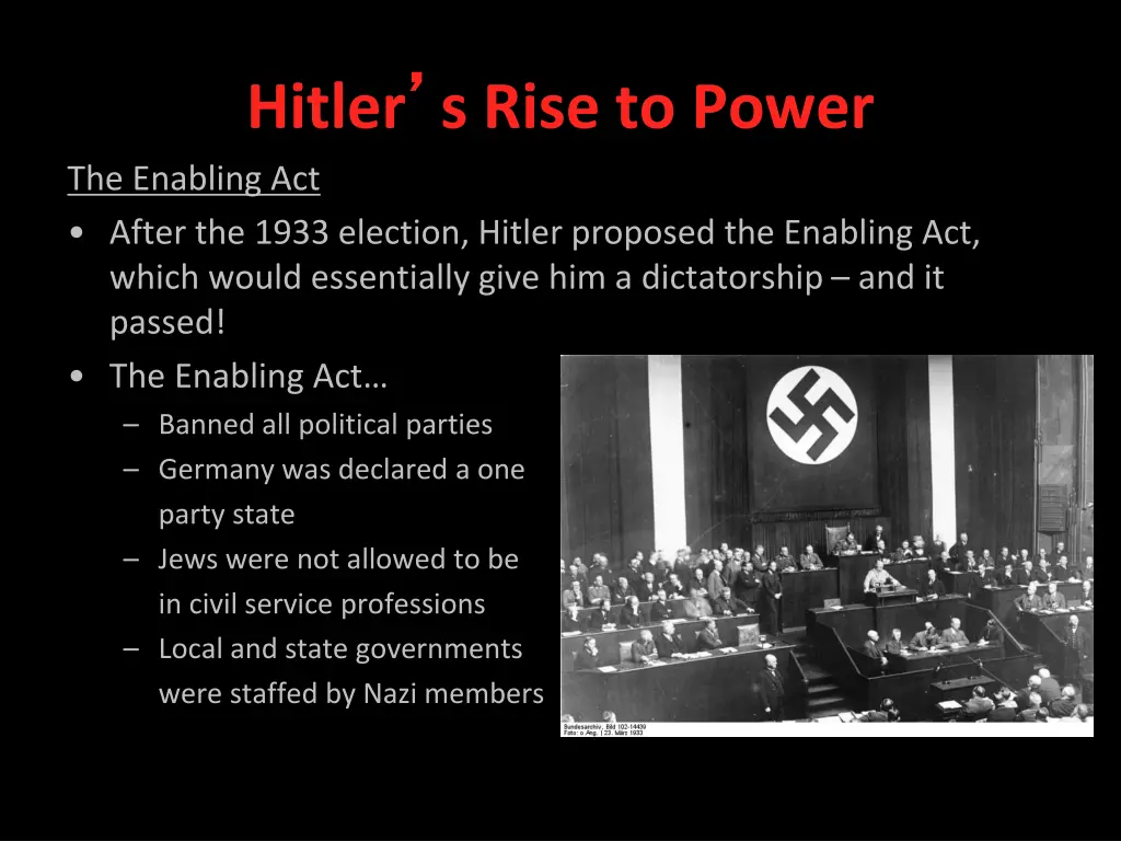 hitler s rise to power the enabling act after