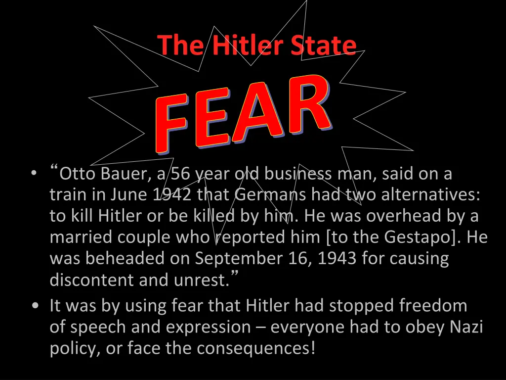 the hitler state