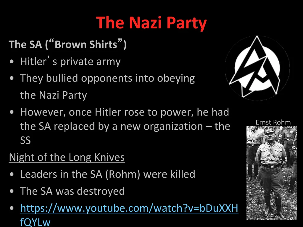 the nazi party 1