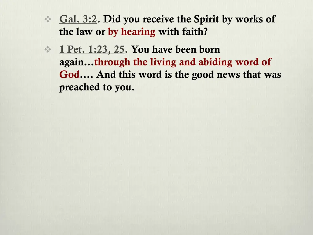 gal 3 2 did you receive the spirit by works