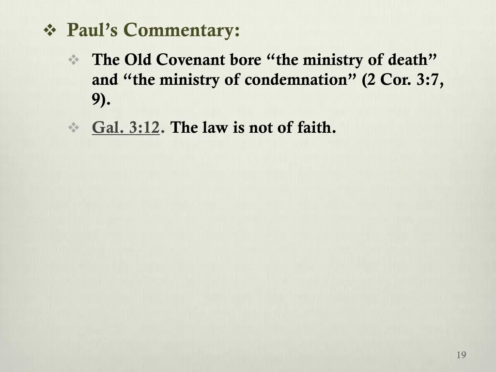 paul s commentary