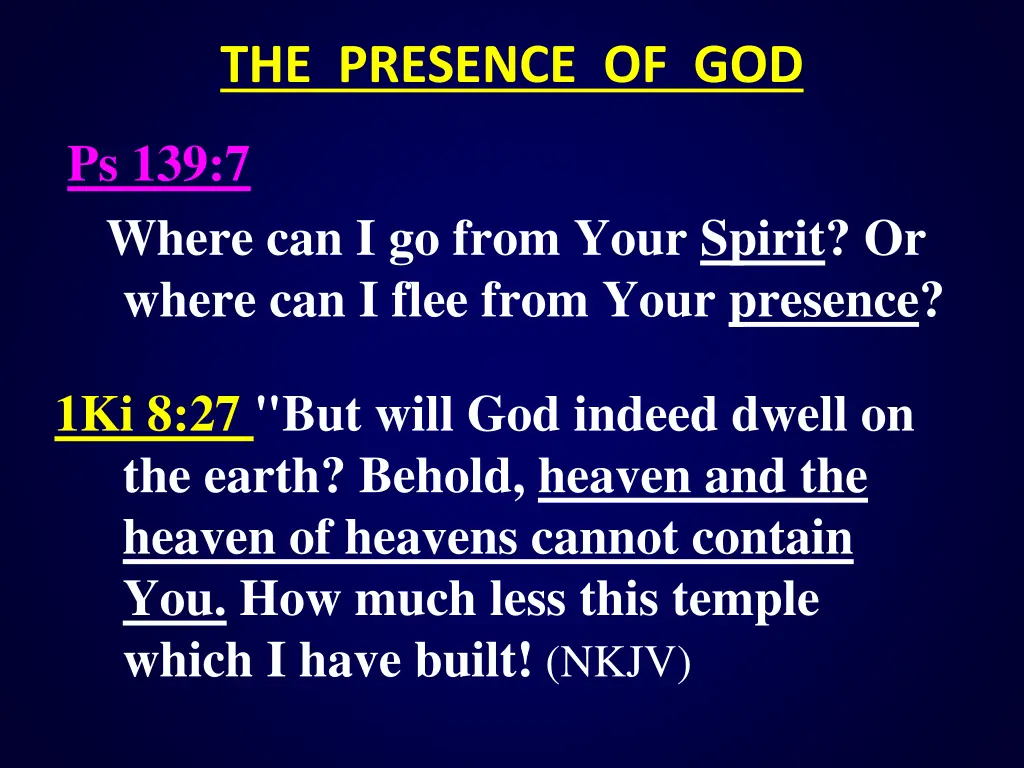 the presence of god 1