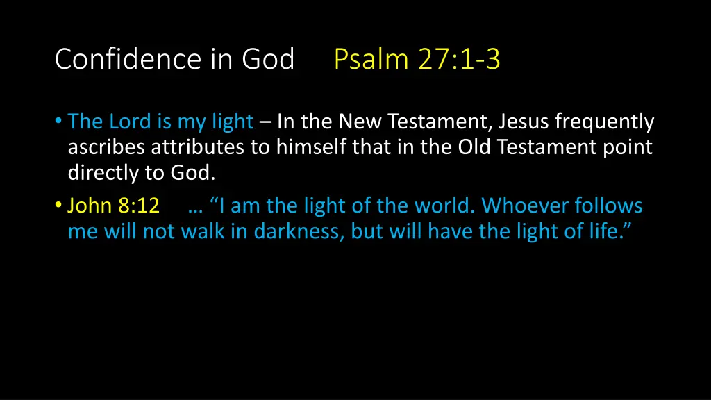 confidence in god psalm 27 1 3 1