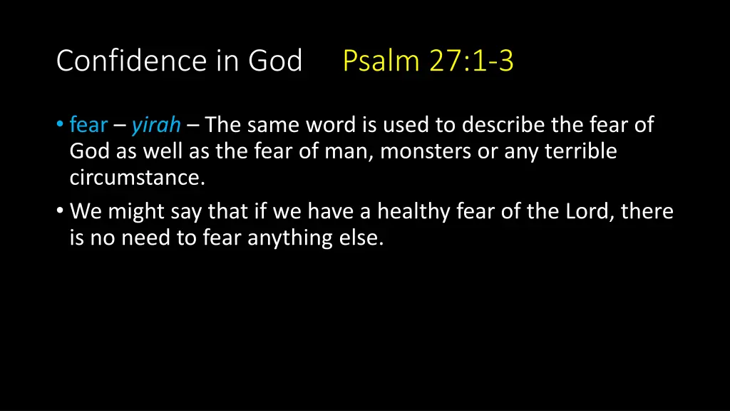 confidence in god psalm 27 1 3 3