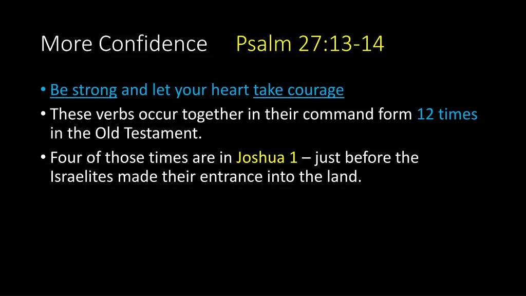 more confidence psalm 27 13 14 3