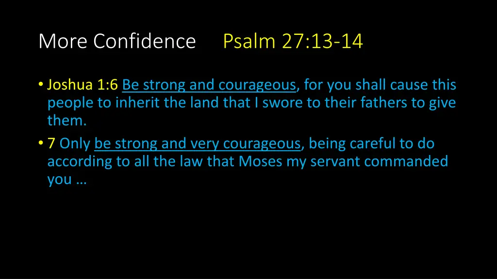 more confidence psalm 27 13 14 5