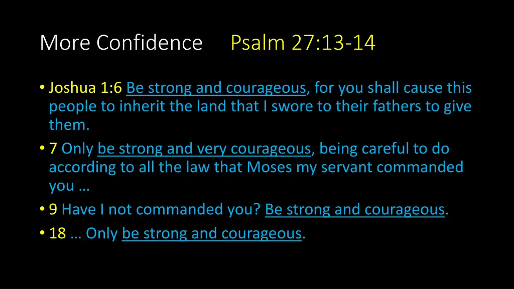 more confidence psalm 27 13 14 7