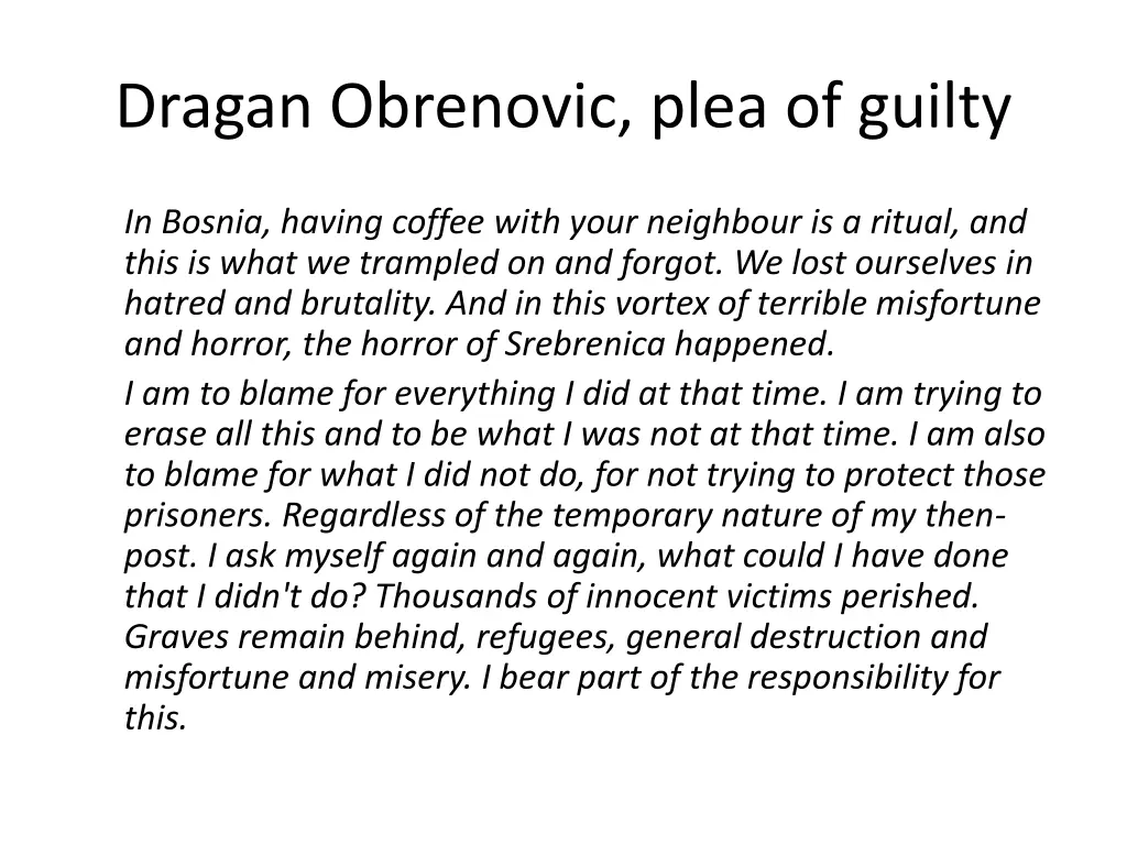 dragan obrenovic plea of guilty 1