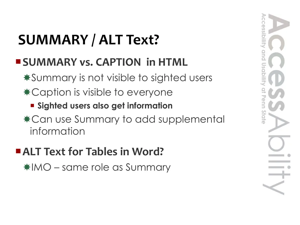 summary alt text