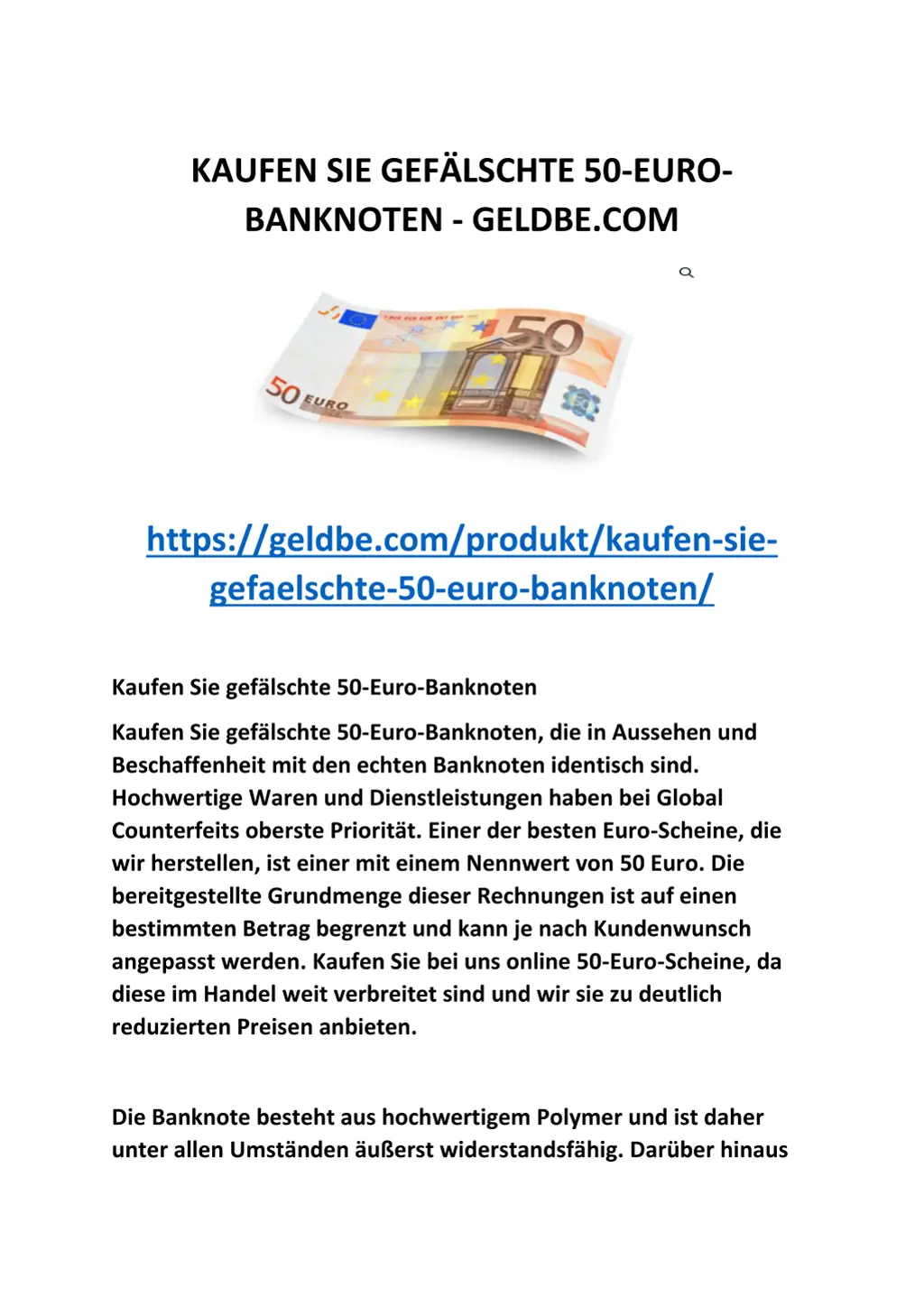 kaufen sie gef lschte 50 euro banknoten geldbe com