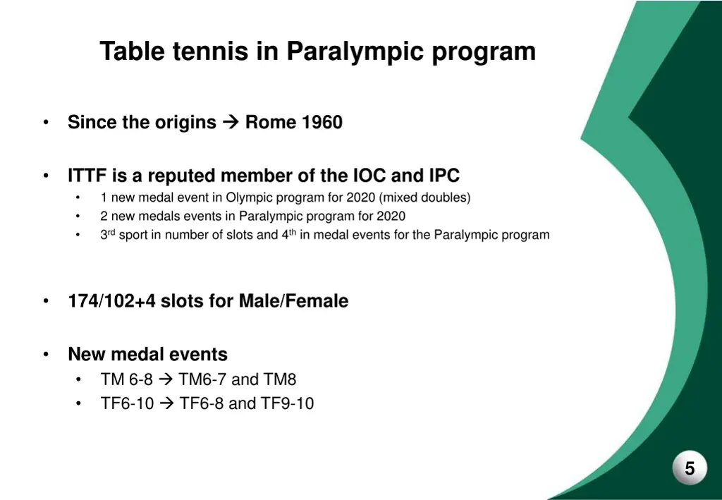 table tennis in paralympic program 2