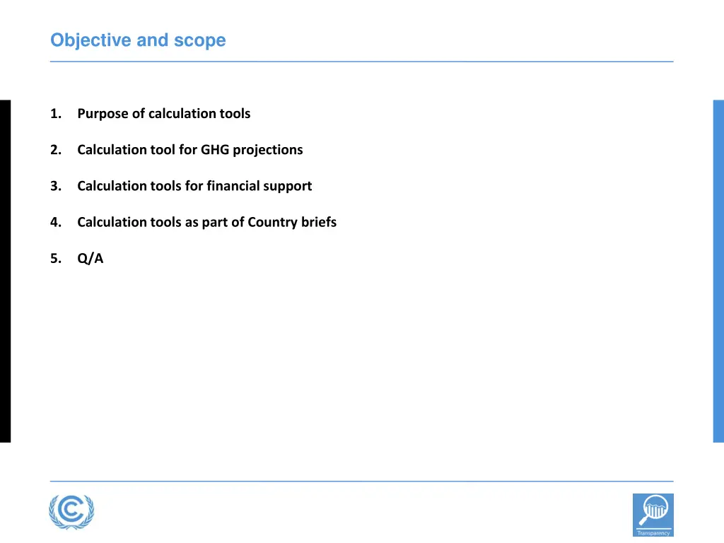 objective and scope