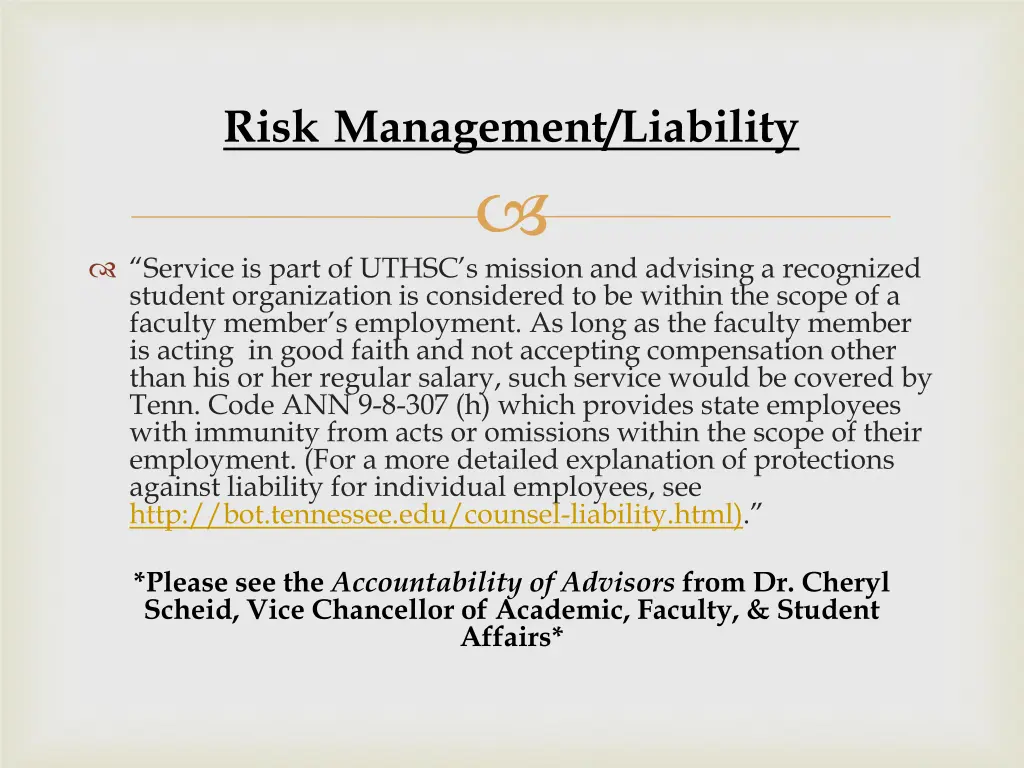 risk management liability 1