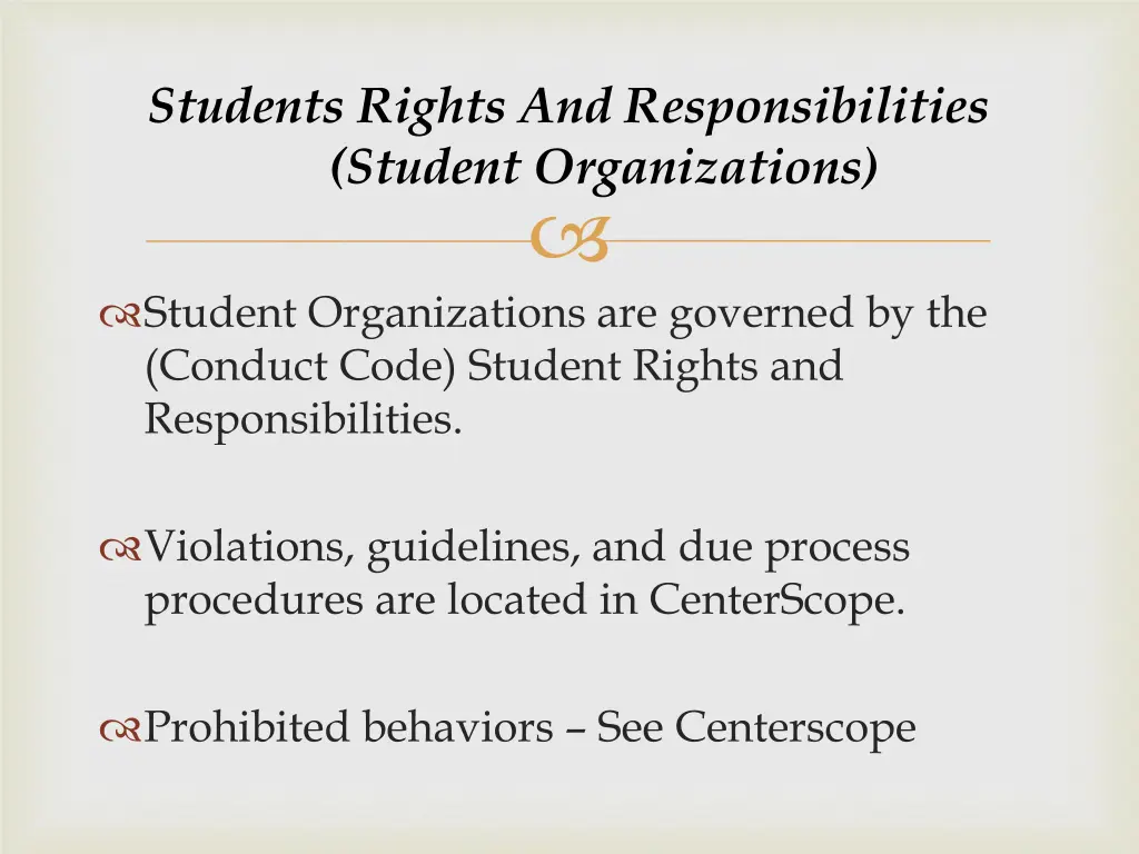 students rights and responsibilities student