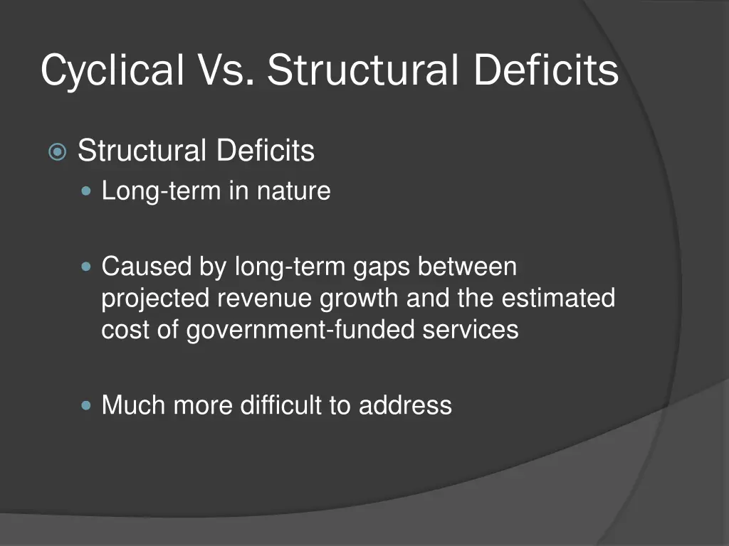 cyclical vs structural deficits 1