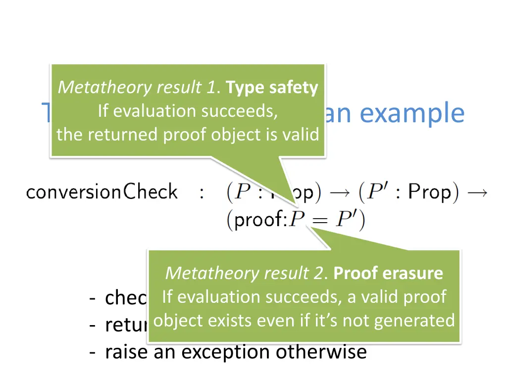 metatheory result 1 type safety