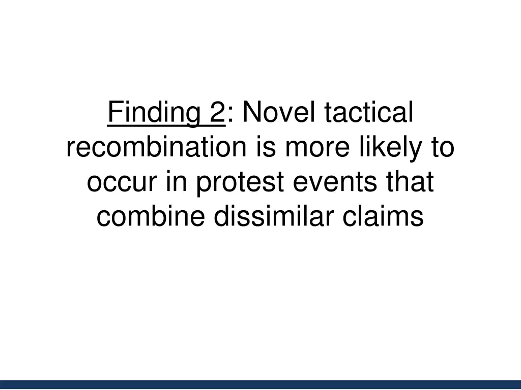 finding 2 novel tactical recombination is more