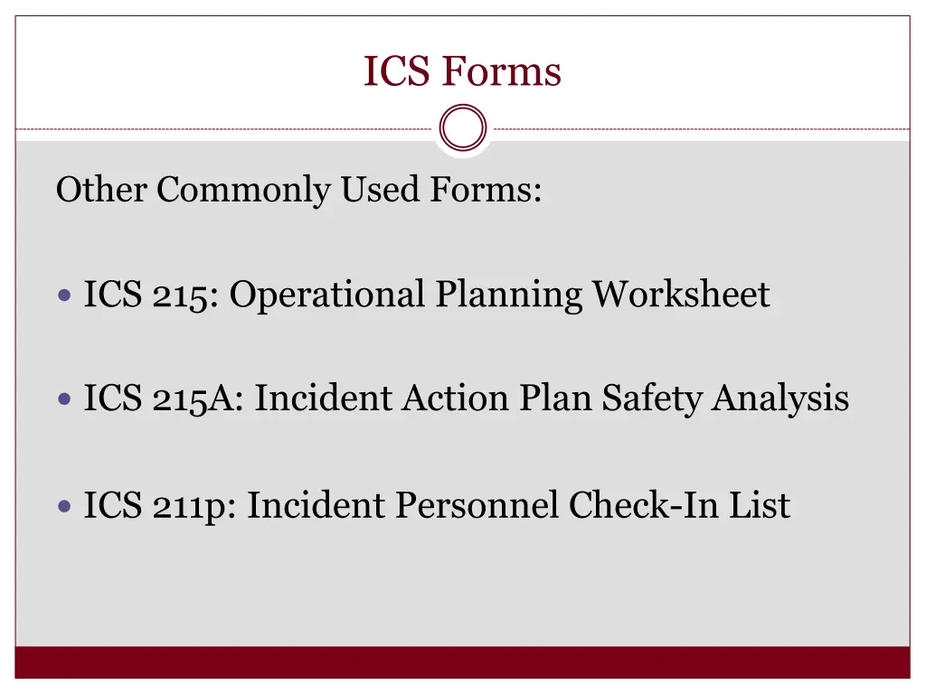 ics forms 1