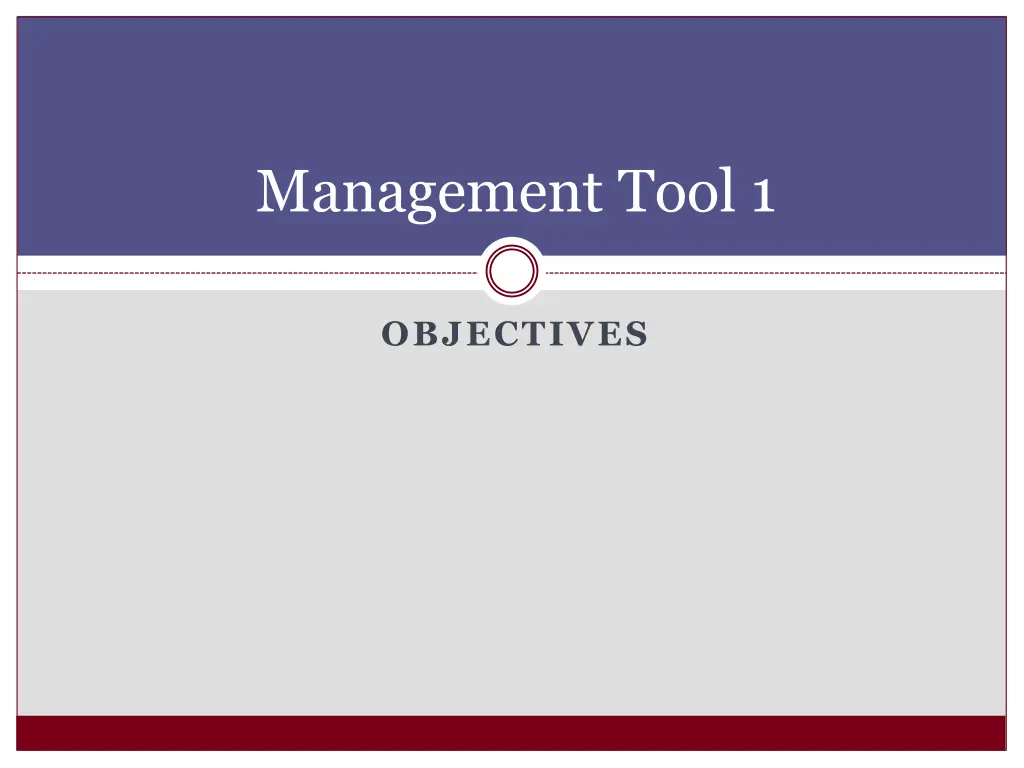 management tool 1