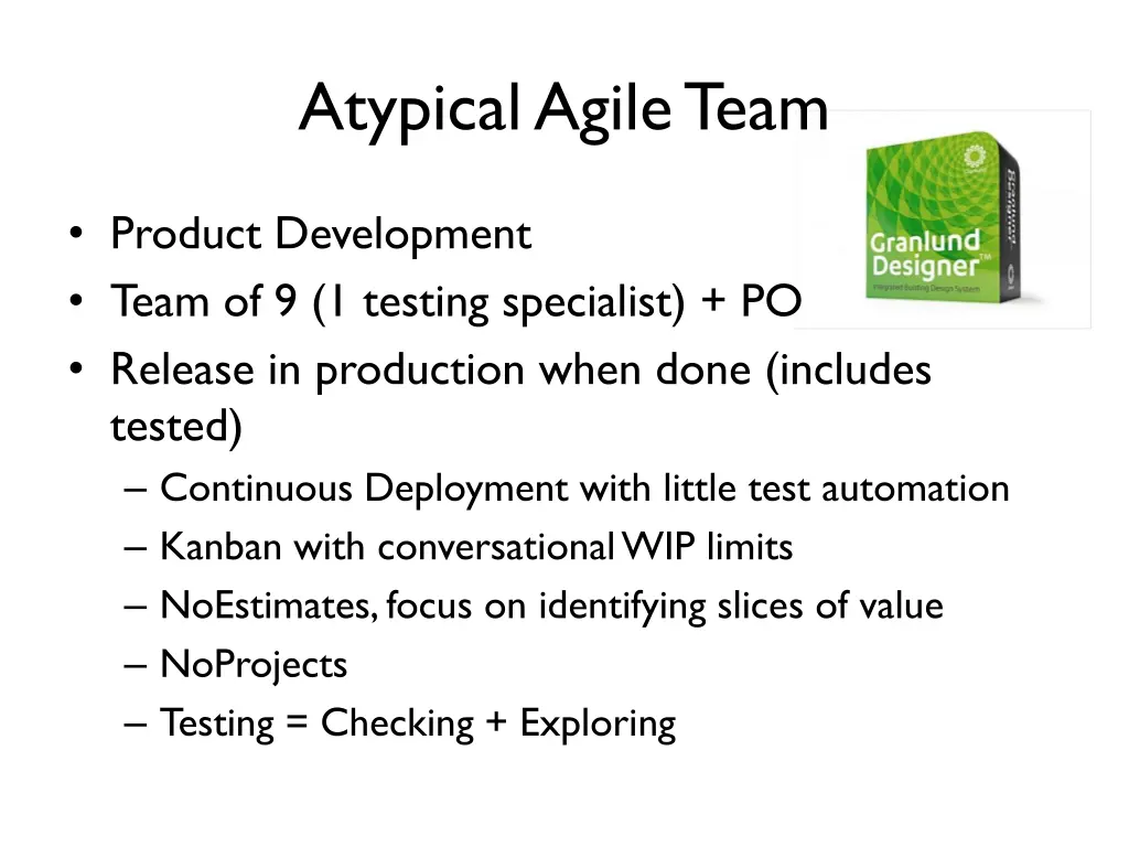 atypical agile team