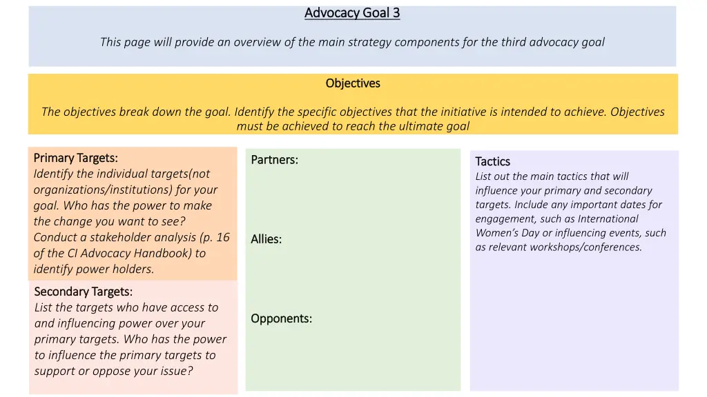 advocacy goal 3 advocacy goal 3