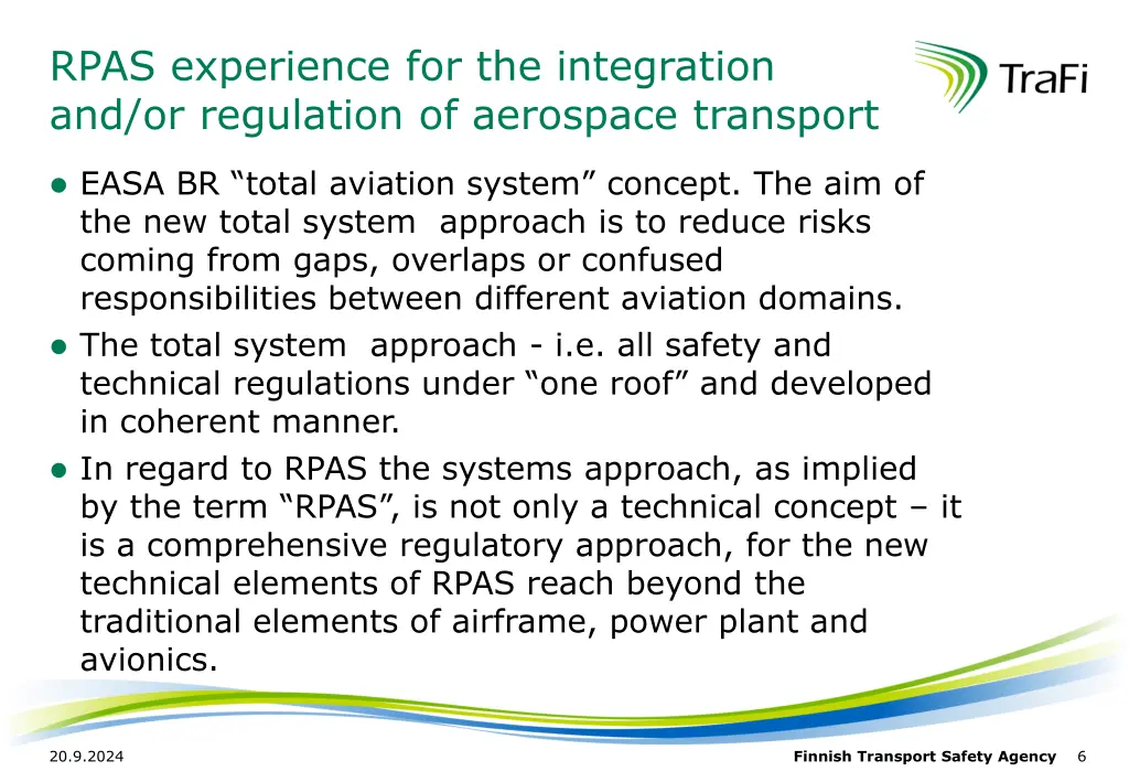 rpas experience for the integration 2