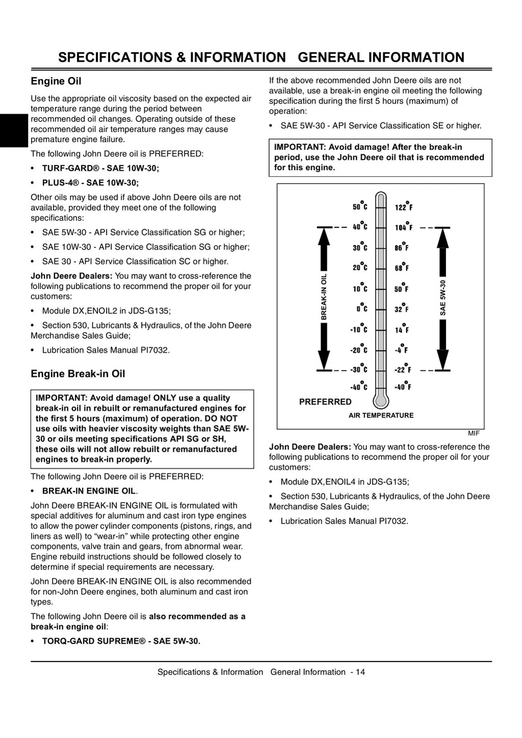 specifications information general information 1