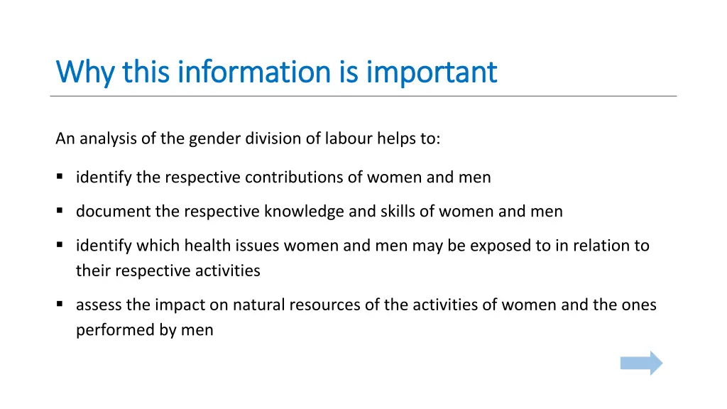 why this information is important why this