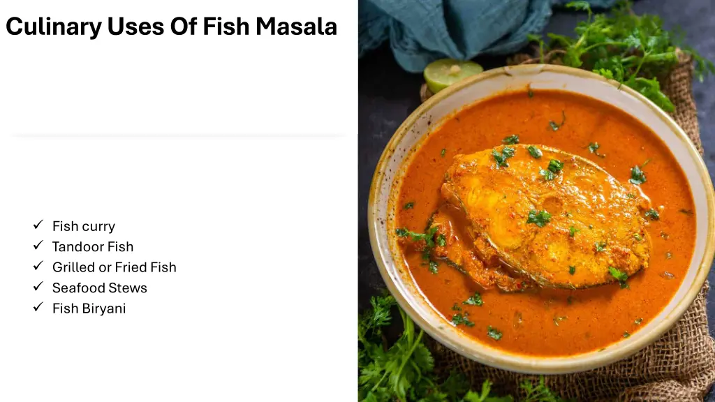 culinary uses of fish masala